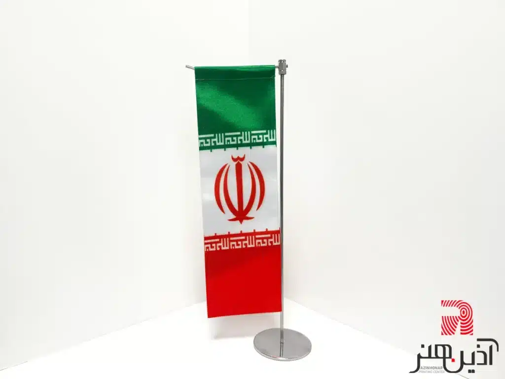 خدمات چاپ پرچم رومیزی L 6 نمونه کار پرچم رومیزی L