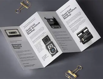 نمونه کار بروشور چهارلتی