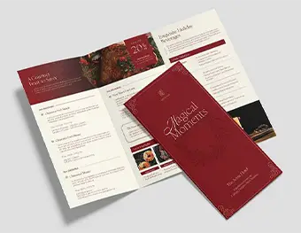 نمونه کار چاپ بروشور سه لتی