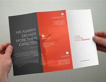 نمونه کار چاپ بروشور سه لتی 1