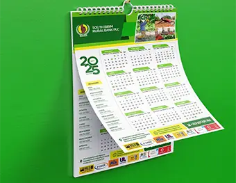 چاپ تقویم دیواری