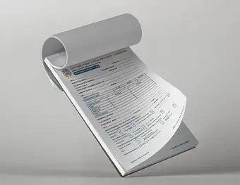 نمونه کار چاپ فاکتور -آذین هنر